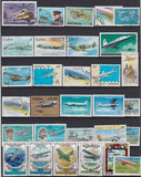Pack de 100 Timbres Avions Hélicoptères - TIMBRES COLLECTIONS