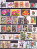 Pack de 100 Timbres Fleurs Équatoriales - TIMBRES COLLECTIONS