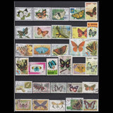 Pack de 100 Timbres Papillons - TIMBRES COLLECTIONS