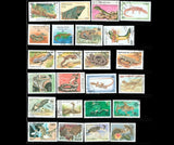 Pack de 100 Timbres Reptiles - TIMBRES COLLECTIONS
