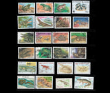 Pack de 100 Timbres Reptiles - TIMBRES COLLECTIONS