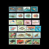 Pack de 25 Timbres Animaux Marins - TIMBRES COLLECTIONS