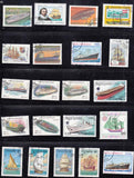 Pack de 50 Timbres Bateaux - TIMBRES COLLECTIONS