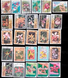 Pack de 50 Timbres Fleurs Exotiques - TIMBRES COLLECTIONS