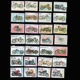 Pack de 50 Timbres Motos - TIMBRES COLLECTIONS