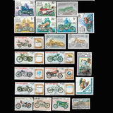 Pack de 50 Timbres Motos - TIMBRES COLLECTIONS