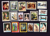 Pack de 50 Timbres de Tableaux - TIMBRES COLLECTIONS