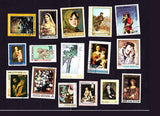 Pack de 50 Timbres de Tableaux - TIMBRES COLLECTIONS